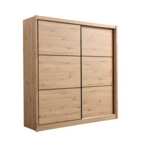 ΝΤΟΥΛΑΠΑ NAVARA 215 ΑRTISAN OAK 213x60x215,5εκ 1