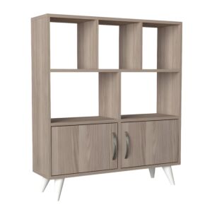 ΒΙΒΛΙΟΘΗΚΗ-ΡΑΦΙΕΡΑ Orbit GREY OAK 90*22*105 1