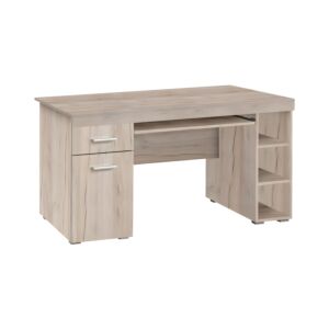 ΓΡΑΦΕΙΟ ALFA GREY OAK 145x65,5x75,5εκ 1