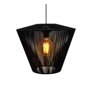 ΜΟΝΟΦΩΤΟ Cord ΜΑΥΡΟ 40x32εκ Ε27 1