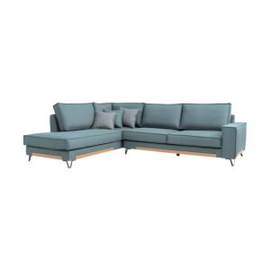 ΚΑΝΑΠΕΣ Loftio ΑΡΙΣΤΕΡΗ ΓΩΝΙΑ ΜΙΝΤ ΧΡΩΜΑ 280x220x95εκ 1