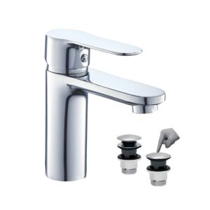BORMANN Elite BTW3050 Μπαταρία Νιπτήρα "Sierra" 35mm Αναμεικτική Με Pop Up 710G 1