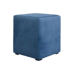 ΤΑΜΠΟΥΡΕ-ΣΚΑΜΠΟ ΤΕΤΡΑΓΩΝΟ Boxy ΜΠΛΕ ΧΡΩΜΑ 35x35x41εκ 1
