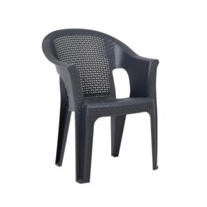 ΚΑΡΕΚΛΑ ΚΗΠΟΥ Melina ΑΝΘΡΑΚΙ ΧΡΩΜΑ 62x43x86εκ 1