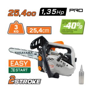 NAKAYAMA Pro PC3530 Αλυσοπρίονο Κλαδευτικό Βενζίνης 1,35Hp, 25.4cc 1