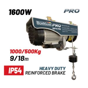 BORMANN Pro BPA1118 Ηλεκτρικό Παλάγκο 1000Kg 1