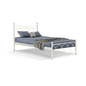 ΚΡΕΒΑΤΙ ΣΙΔΕΡΕΝΙΟ ΜΠΕΖ HERMES 150x200εκ 1