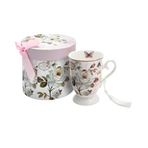 ΚΕΡΑΜΙΚΗ ΚΟΥΠΑ ΤΣΑΓΙΟΥ ΣΕ ΚΟΥΤΙ FL3088 FLORAL 12x11εκ 1