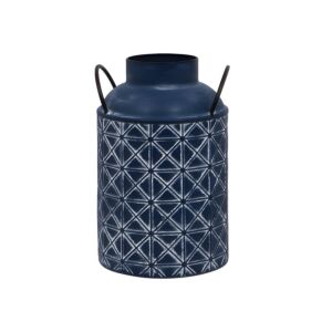 ΜΕΤΑΛΛΙΚΟ ΔΙΑΚΟΣΜΗΤΙΚΟ ΒΑΖΟ ΜΠΛΕ ΧΡΩΜΑ 21x20x31εκ sls 1