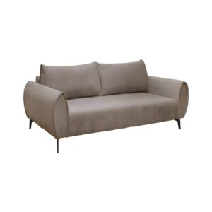ΤΡΙΘΕΣΙΟΣ ΚΑΝΑΠΕΣ Velton ΚΑΦΕ ΧΡΩΜΑ 222x95x92εκ 1