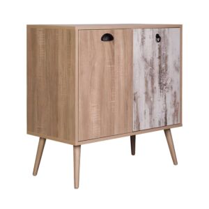 ΠΑΠΟΥΤΣΟΘΗΚΗ "Lounge" SONOMA OAK 75x37x75εκ 1