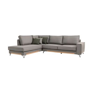 ΚΑΝΑΠΕΣ Loftio ΑΡΙΣΤΕΡΗ ΓΩΝΙΑ ΚΑΦΕ ΧΡΩΜΑ 280x220x95εκ 1
