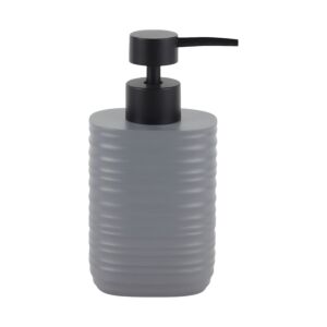 DISPENSER ΠΟΛΥΕΣΤΕΡΙΚΟ ΡΙΓΕ ΣΕ ΧΡΩΜΑ ΓΚΡΙ ΜΑΤ 8,1x8,1x16,9εκ.ANKOR 1