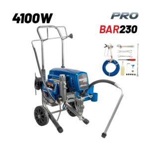 BORMANN Pro BAP7100 Ηλεκτρικό Πιστόλι Ψεκασμού Airless 4100W,5,5Lt/min,15m 1
