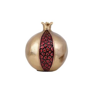 ΜΕΤΑΛΛΙΚΟ ΔΙΑΚΟΣΜΗΤΙΚΟ ΡΟΔΙ Pomegranate ΧΡΥΣΟ-ΚΟΚΚΙΝΟ ΧΡΩΜΑ 10x11εκ 1