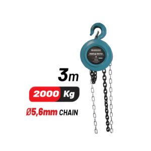 BORMANN BPA9231 Παλάγκο Αλυσίδας 2T, 3M, Διάμετρος Αλυσίδας 5.6mm 1
