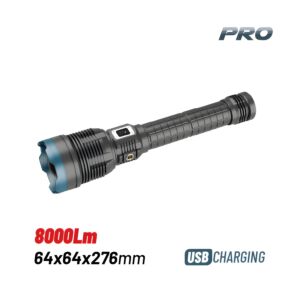 BORMANN Pro BPR6040 Φακός Επαναφορτιζόμενος, 8000Lm 1