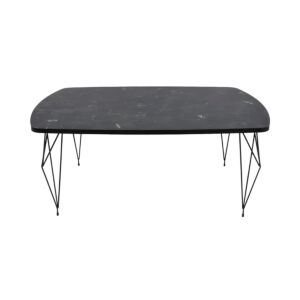 ΤΡΑΠΕΖΑΚΙ ΣΑΛΟΝΙΟΥ Diamond BLACK MARBLE 100x66x42εκ 1