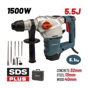 BORMANN BPH4000 Σκαπτικό Περιστροφικό Πιστολέτο SDS-PLUS 1500W,5.5J 1