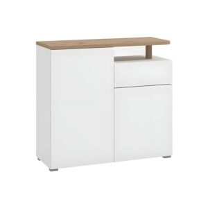 ΚΟΜΟΤΑ-ΜΠΟΥΦΕΣ ATERNO 103 2K1F2V ΛΕΥΚΟ/ARTISAN ΧΡΩΜΑ 103x40x94εκ 1