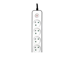 BORMANN BCR1011 Πολύμπριζο 4 Θέσεων 3x1.5mm,με Διακόπτη 1