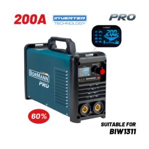 BORMANN Pro BIW2220 Ηλεκτροκόλληση Inverter, Synergic,Απόδοση 200Α/60%,Μεγ.Ηλεκτρόδιο 4mm 1
