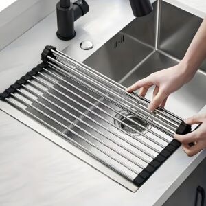 ΣΧΑΡΑ ΣΤΕΓΝΩΜΑΤΟΣ ΑΝΑΔΙΠΛΟΥΜΕΝΗ INOX ΜΕ ΠΛΑΣΤΙΚΟ 47x23,5x1εκ. ANKOR 1