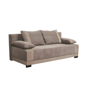 ΚΑΝΑΠΕΣ ΚΡΕΒΑΤΙ QUATRO ΜΠΕΖ 200x88x77εκ 1