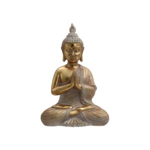 ΕΠΙΤΡΑΠΕΖΙΟ ΔΙΑΚΟΣΜΗΤΙΚΟ POLYRESIN "Buddha" ΧΡΥΣΟ ΧΡΩΜΑ 22x15x31εκ 1