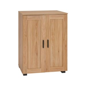 ΠΑΠΟΥΤΣΟΘΗΚΗ "Cubo" ΜΕ 4 ΡΑΦΙΑ ΧΡΩΜΑ ARTISAN OAK 60x33x84εκ 1