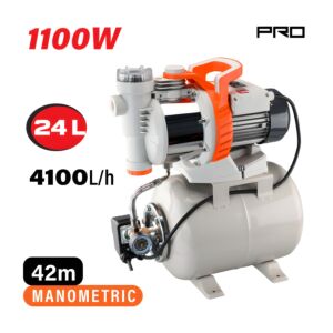 NAKAYAMA Pro NP2115 Πιεστικό Συγκρότημα Με Δοχείο 24Lt 1