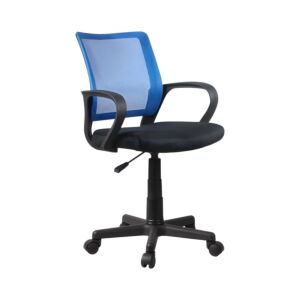 ΚΑΡΕΚΛΑ ΓΡΑΦΕΙΟΥ FL5528 ΜΠΛΕ ΜΑΥΡΟ ΧΡΩΜΑ 57x54x94εκ 1