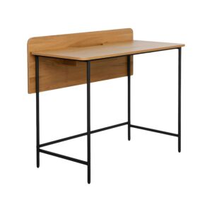 ΜΕΤΑΛΛΙΚΟ ΓΡΑΦΕΙΟ FL2504 BLACK OAK ΧΡΩΜΑ 100x50x85εκ 1