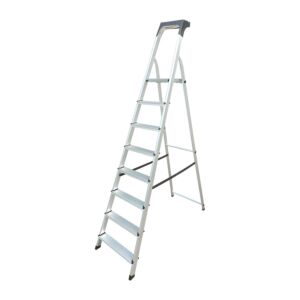 BORMANN Pro BHL9020 Σκάλα Αλουμινίου 7+1 Σκαλιά, Με Θήκη Εργαλείων 1