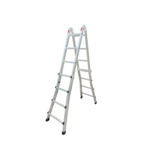 BORMANN Pro BHL9080 Σκάλα Αλουμινίου Διπλή, 4X4, Πολλαπλών Χρήσεων, Τηλεσκοπική 1