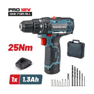 BORMANN Pro BBP2100 Δραπανοκατσάβιδο Μπαταρίας 12V,Li-Ion,1x1,3Ah 1
