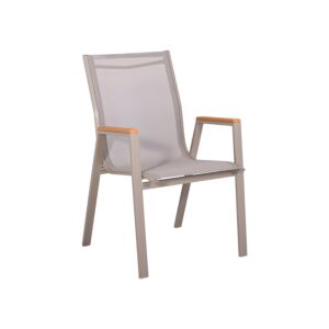 ΠΟΛΥΘΡΟΝΑ ΚΗΠΟΥ FL5050 ΧΡΩΜΑ ΜΠΕΖ ΜΕ ΓΚΡΙ TEXTILENE 61x56x90εκ s.of 1