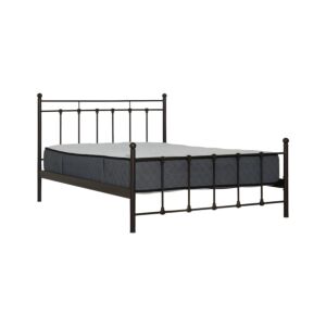 ΚΡΕΒΑΤΙ ΣΙΔΕΡΕΝΙΟ ASTRA ΚΑΦΕ ΧΡΩΜΑ 168x208x86εκ (160x200) 1