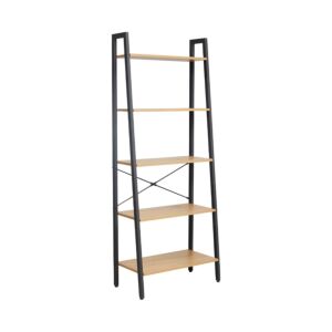 ΒΙΒΛΙΟΘΗΚΗ-ΡΑΦΙΕΡΑ ΜΕ 5 ΡΑΦΙΑ Fonzy SONOMA ΧΡΩΜΑ 64x34x164εκ 1