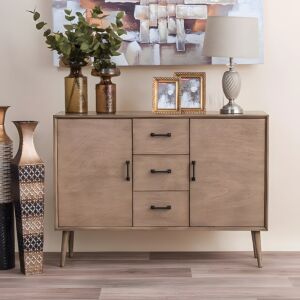 ΜΠΟΥΦΕΣ 2 ΠΟΡΤΑΚΙΑ+3 ΣΥΡΤΑΡΙΑ Retro ΓΚΡΙ SAHARA 113*30*82 JOF 1