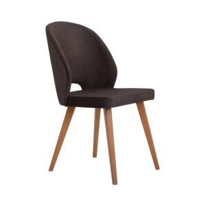 ΚΑΡΕΚΛΑ ΤΡΑΠΕΖΑΡΙΑΣ New Bella ΥΦΑΣΜΑ ΚΑΦΕ ΧΡΩΜΑ 48x56x85εκ 1