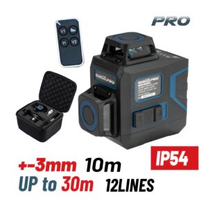 BORMANN Pro BDM6900 Αλφάδι Αυτορυθμιζόμενο Γραμμικό Laser, Πράσινης Δέσμης,3*360°,12 Γραμμές 1