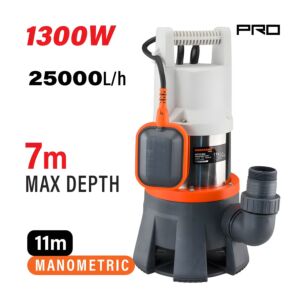 NAKAYAMA Pro NP1130 Αντλία Ακαθάρτων Inox,1300W 1