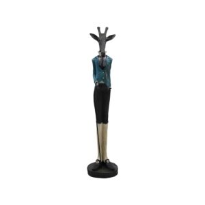ΔΙΑΚΟΣΜΗΤΙΚΗ ΦΙΓΟΥΡΑ "Giraffe" ΜΠΛΕ ΧΡΩΜΑ 27x26x118εκ 1