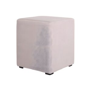 ΤΑΜΠΟΥΡΕ-ΣΚΑΜΠΟ ΤΕΤΡΑΓΩΝΟ Boxy ΜΠΕΖ ΧΡΩΜΑ 35x35x41εκ 1