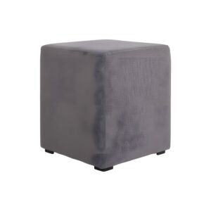 ΤΑΜΠΟΥΡΕ-ΣΚΑΜΠΟ ΤΕΤΡΑΓΩΝΟ Boxy ΓΚΡΙ ΧΡΩΜΑ 35x35x41εκ 1