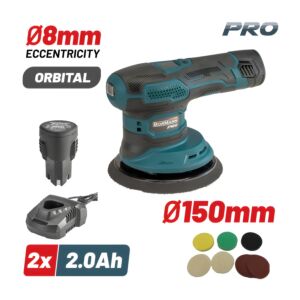 BORMANN Pro BCP3800 Αλοιφαδόρος Τριβείο Έκκεντρο Μπαταρίας 12V,150mm,8mm,2000-4500Rpm,2x2Ah 1