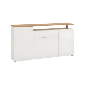 ΚΟΜΟΤΑ-ΜΠΟΥΦΕΣ ATERNO 180 4K1F4V ΛΕΥΚΟ/ARTISAN ΧΡΩΜΑ 180x40x94εκ 1