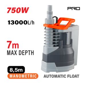 NAKAYAMA Pro NP1070 Αντλία Όμβριων Ενσωματωμένο Φλοτέρ 750W 1