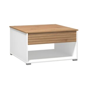ΤΡΑΠΕΖΑΚΙ ΣΑΛΟΝΙΟΥ TARANTO ΛΕΥΚΟ-ARTISAN 80x80x45εκ 1